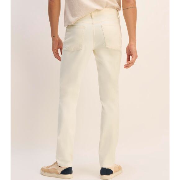 NWOT Everlane The Organic Cotton Slim-Fit Jean In Calico Ecru Size 40x32 - Picture 3 of 9